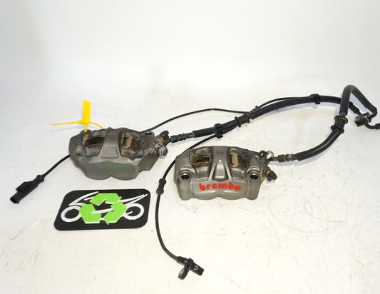 2023 22 21 Kawasaki Ninja ZX10R Brembo Front Brake Calipers Lines 239539 OEM