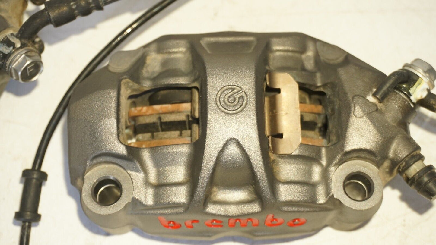 2023 22 21 Kawasaki Ninja ZX10R Brembo Front Brake Calipers Lines 239539 OEM