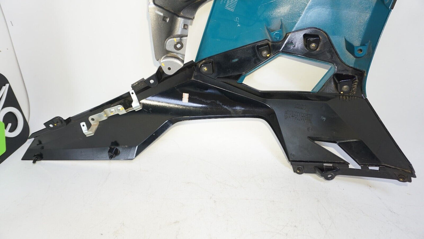 2021 18-23 Kawasaki Ninja 400 Left Blue Lower Mid Upper Side Fairing 147130 OEM