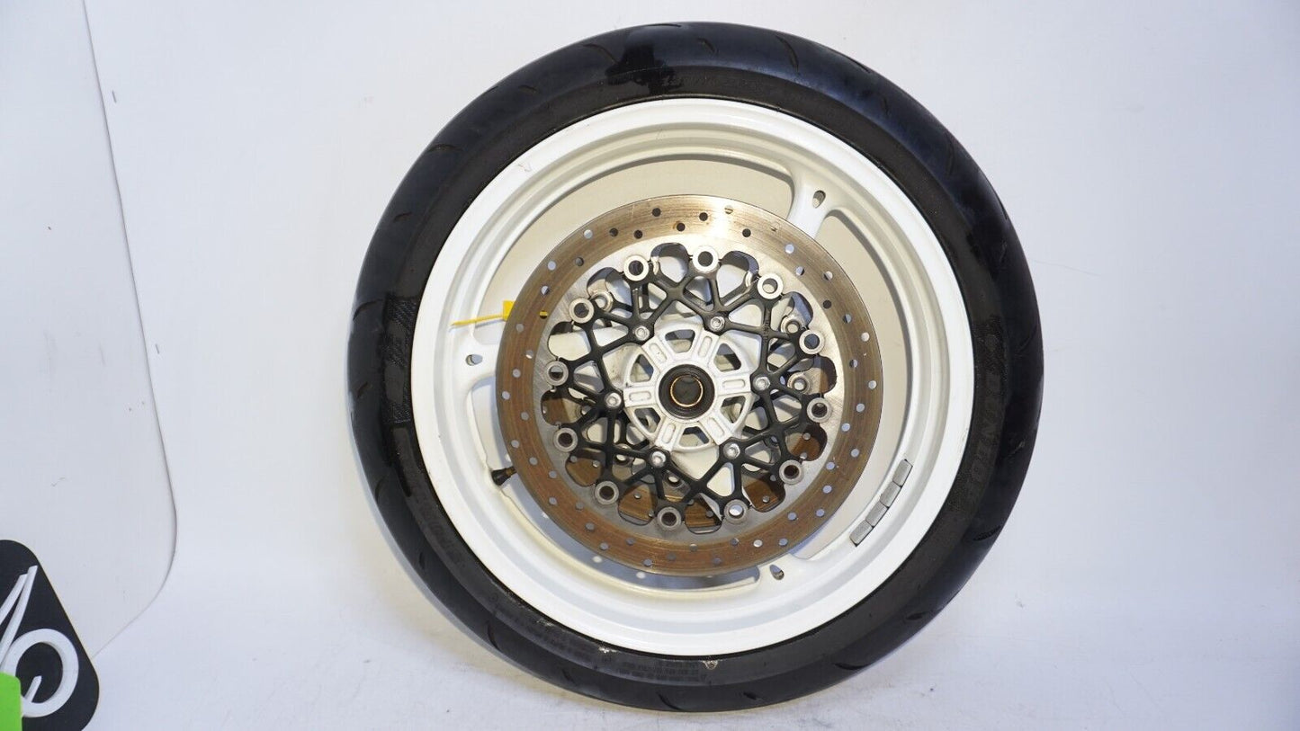 2008 2009 SUZUKI GSXR 600 750 FRONT RIM WHEEL TIRE BRAKE  ROTORS 239862 OEM