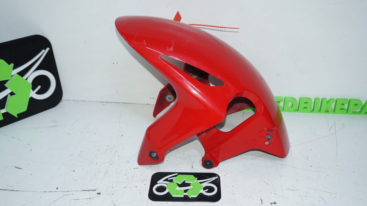 2008 -11 Honda Cbr1000RR Front Wheel Fender Cowl Fairing RED Plastic  148685 OEM