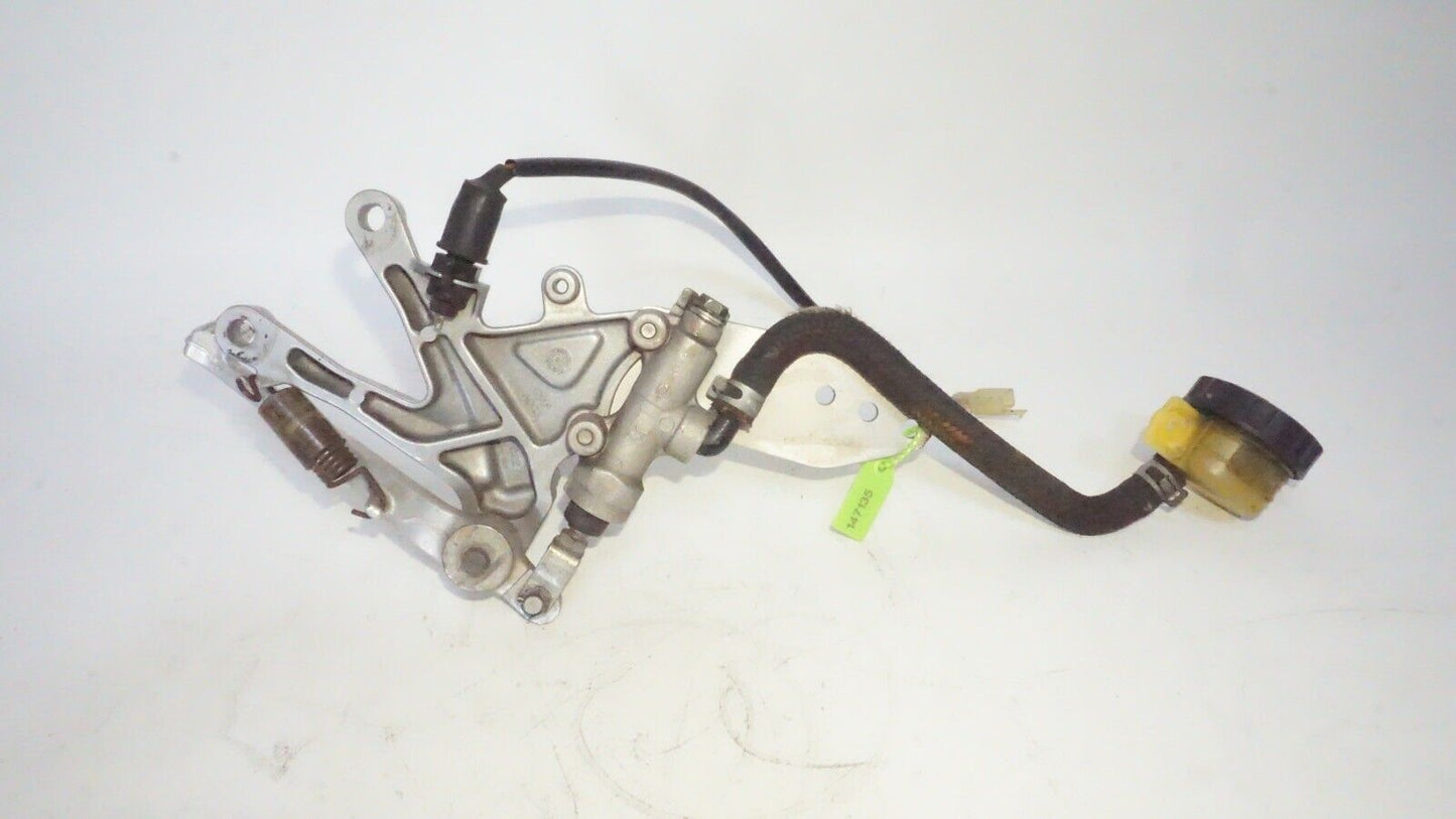 2006 2007 KAWASAKI ZX10 ZX10R Right Brake Foot Peg Master Rearset 147135 OEM