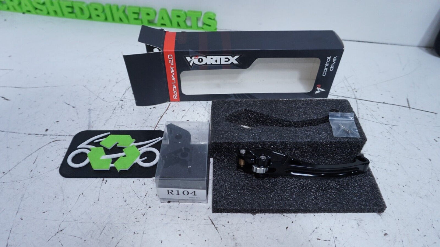 Vortex LVB158 V3 2.0 Brake Lever Short  Black Yamaha VMX 1700 V-Max, YZF-R6 R1