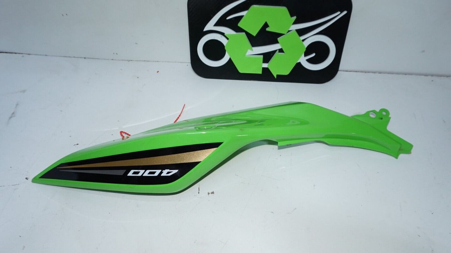 Kawasaki Ninja 400 ABS 18-22 OEM Left Rear Tail Fairing Cover Plastic 148086