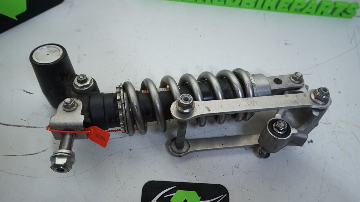 2013-2018 KAWASAKI NINJA ZX6R REAR SHOCK SUSPENSION LOW MILES 148133 + Link OEM