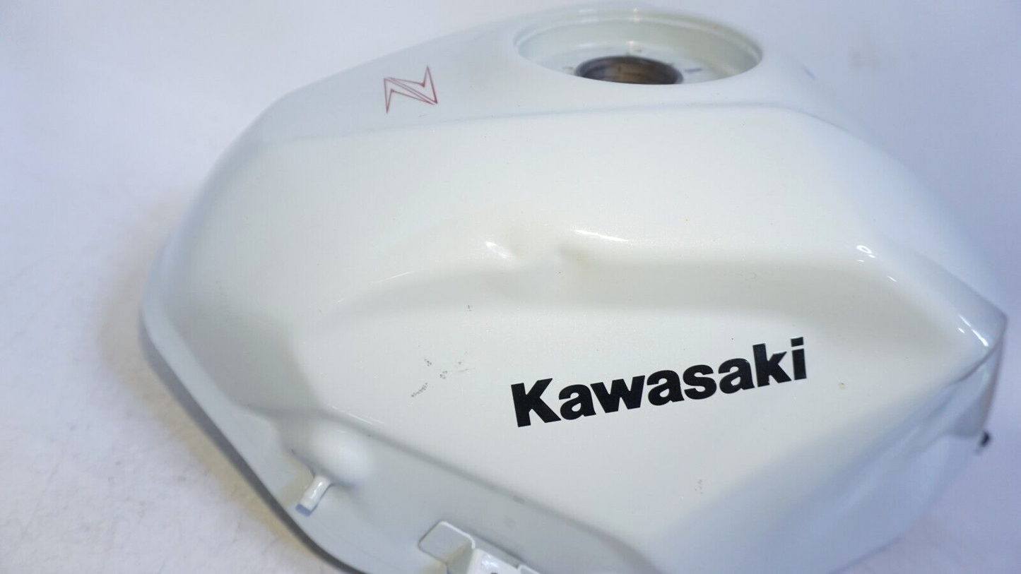 2023 Kawasaki Z400 ER400 18-23 Fuel Tank Gas  White *Small Dent* 160925 OEM