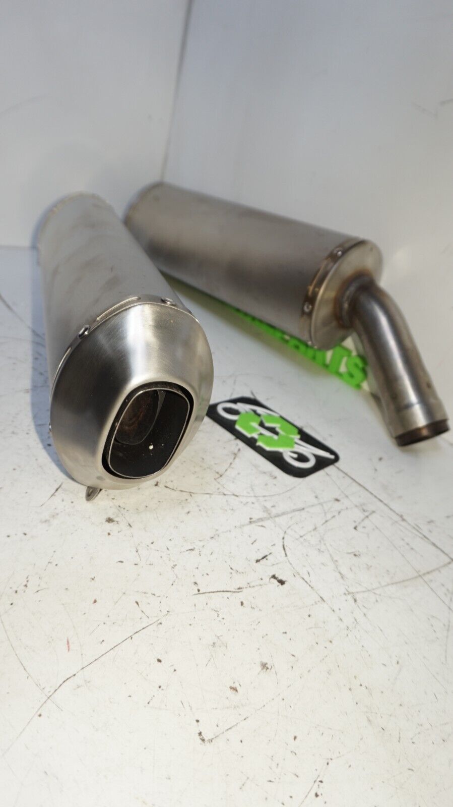 Ducati 848 Evo Muffler PAIR ZDM-A80 Part 57313171a 147922 OEM