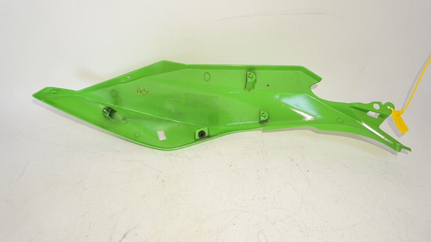 2023 Kawasaki Ninja EX 400 Left Rear Tail Fairing Cover Plastic GREEN 239562 OEM